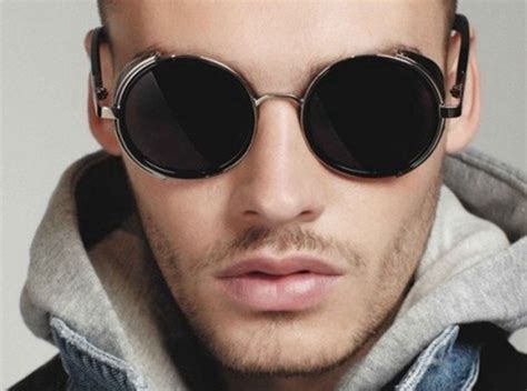 black round sunglasses men|retro round sunglasses for men.